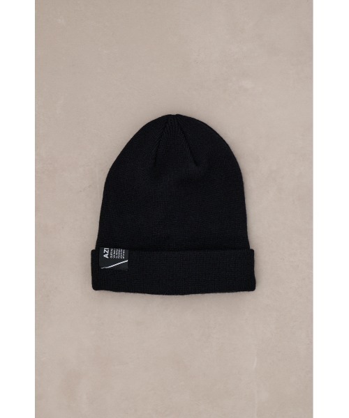AZUL by moussy(アズールバイマウジー)の「2WAYニットワッチ(ニットキャップ/ビーニー・メンズ・ブラック/ブルー・FREE)」の9枚目の写真
