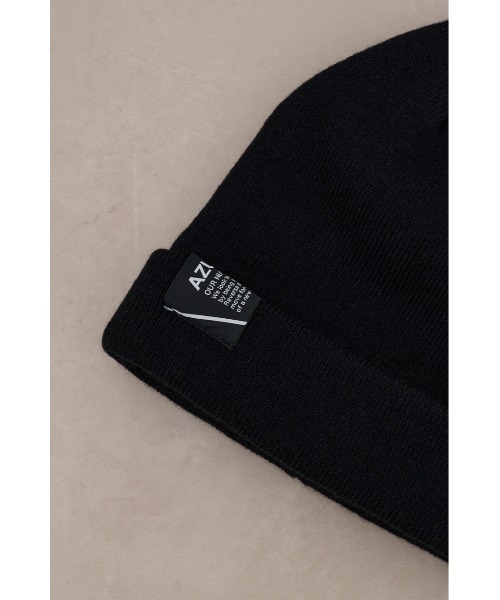 AZUL by moussy(アズールバイマウジー)の「2WAYニットワッチ(ニットキャップ/ビーニー・メンズ・ブラック/ブルー・FREE)」の10枚目の写真