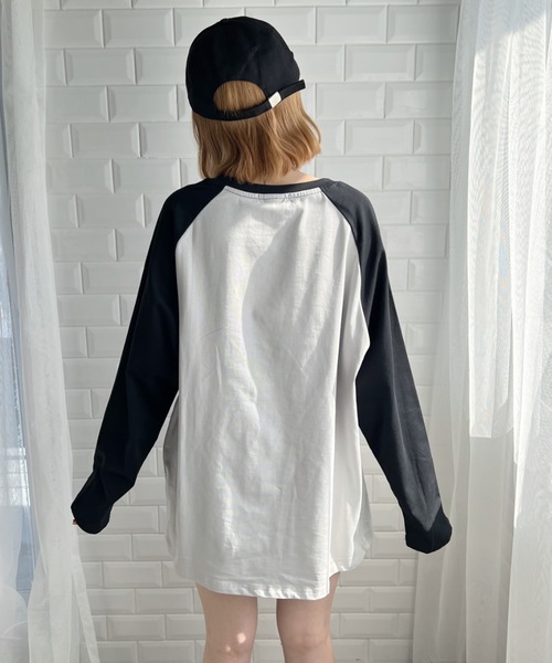 √nuage(ルートニュアージュ)の「メニーキャットオーバーラグランロンT(Tシャツ/カットソー・レディース・グレー・FREE)」の13枚目の写真