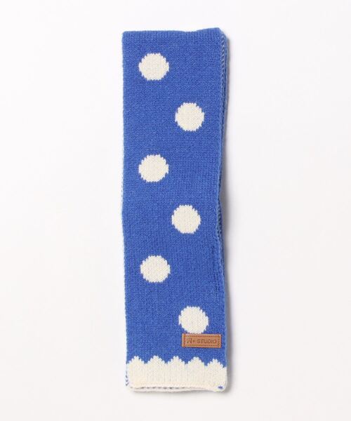 セール】ドット模様ミニニットマフラー（マフラー）｜HOOK（フック）の