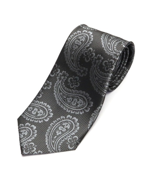 TOKYO SHIRTS(トウキョウシャツ)の「ふじやま織 絹100% 日本製 ベーシックネクタイ(ネクタイ・メンズ・グレー系2/ブラウン系/ワイン系/ワイン系2/ネイビー系/パープル系/イエロー/ブラウン系2/ネイビー系6/グレー系3/ネイビー系9/ネイビー系3/ワイン系5/カーキ系2/ネイビー系2/ネイビー系1/ネイビー系4/ワイン系4/グレー系4/ワイン系3/ネイビー系5/ネイビー系7/ネイビー系8/カーキ系/グレー系・FREE)」の4枚目の写真