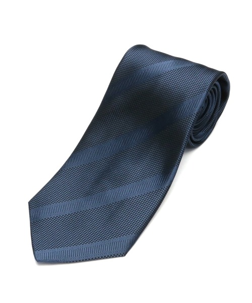 TOKYO SHIRTS(トウキョウシャツ)の「ふじやま織 絹100% 日本製 ベーシックネクタイ(ネクタイ・メンズ・グレー系2/ブラウン系/ワイン系/ワイン系2/ネイビー系/パープル系/イエロー/ブラウン系2/ネイビー系6/グレー系3/ネイビー系9/ネイビー系3/ワイン系5/カーキ系2/ネイビー系2/ネイビー系1/ネイビー系4/ワイン系4/グレー系4/ワイン系3/ネイビー系5/ネイビー系7/ネイビー系8/カーキ系/グレー系・FREE)」の9枚目の写真