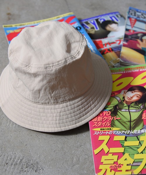 CALIFORNIA OUTFITTERS（カリフォルニア アウトフィッターズ）の「3-11E15 ナイロン バケットハット（ハット・メンズ・ブラック/アイボリー/ベージュ・ONESIZE）」の2枚目の写真