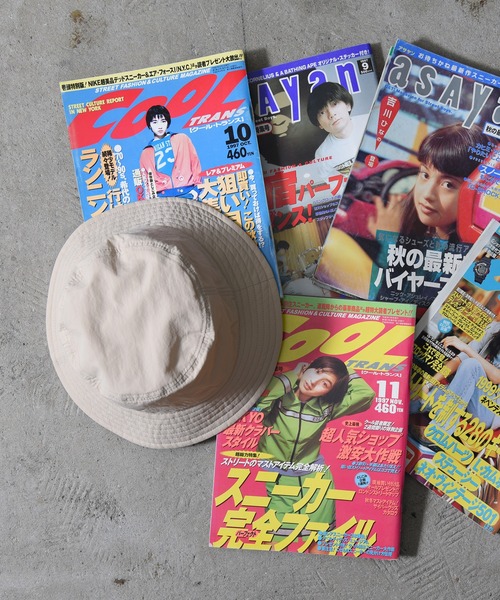 CALIFORNIA OUTFITTERS（カリフォルニア アウトフィッターズ）の「3-11E15 ナイロン バケットハット（ハット・メンズ・ブラック/アイボリー/ベージュ・ONESIZE）」の6枚目の写真