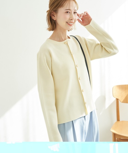 ROPE' PICNIC(ロペピクニック)の「着丈が選べるミラノリブカーディガン(カーディガン/ボレロ・レディース・ネイビー/ピンク/ホワイト系その他5/キナリ/ブルー系その他4・36/38)」の11枚目の写真