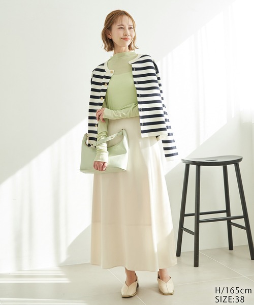 ROPE' PICNIC(ロペピクニック)の「着丈が選べるミラノリブカーディガン(カーディガン/ボレロ・レディース・ネイビー/ピンク/ホワイト系その他5/キナリ/ブルー系その他4・36/38)」の14枚目の写真