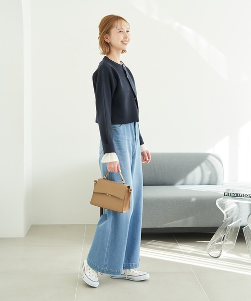 ROPE' PICNIC(ロペピクニック)の「着丈が選べるミラノリブカーディガン(カーディガン/ボレロ・レディース・ネイビー/ピンク/ホワイト系その他5/キナリ/ブルー系その他4・36/38)」の20枚目の写真