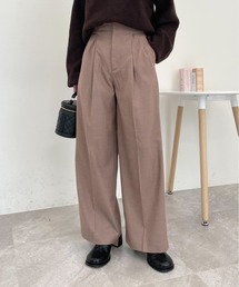 mysty woman | サイドベルトストレートパンツ2 101959(その他パンツ)