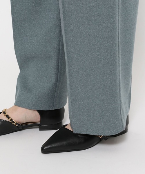 mysty woman（ミスティウーマン）の「サイドベルトストレートパンツ2 101959（その他パンツ・レディース・ブルー系その他/ベージュ/ブラウン・FREE）」の19枚目の写真