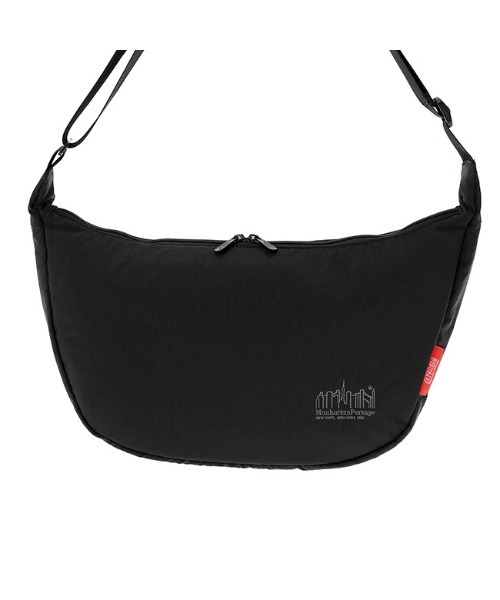 Manhattan Portage（マンハッタンポーテージ）の「Kings Crescent Bag Padded Nylon Taffeta（ショルダーバッグ・メンズ・ブラック/オリーブ・MEDIUM）」の4枚目の写真