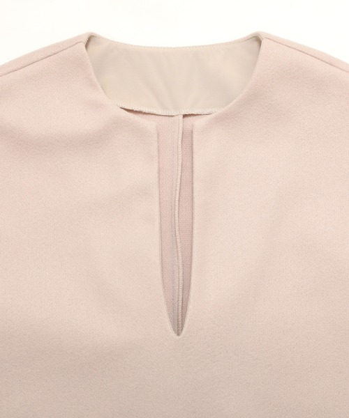 nouvellemoi（ヌーベルモイ）の「サイドスリットロングジャンパースカート（ジャンパースカート・レディース・ブラック/ベージュ/モカ/ブラウン・FREE）」の14枚目の写真