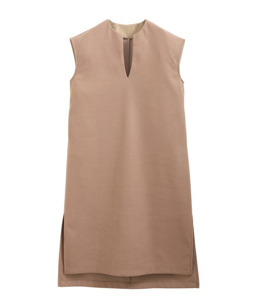 nouvellemoi（ヌーベルモイ）の「サイドスリットロングジャンパースカート（ジャンパースカート・レディース・ブラック/ベージュ/モカ/ブラウン・FREE）」の22枚目の写真