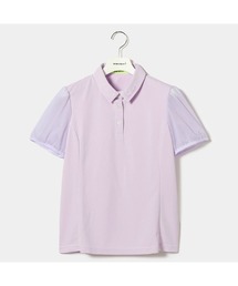 VIVA HEART（ビバハート）の「【VIVA HEART/GOLF】アイスタッチカノコシースルー半袖ポロ（ポロシャツ）」