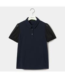 VIVA HEART（ビバハート）の「【VIVA HEART/GOLF】アイスタッチカノコシースルー半袖ポロ（ポロシャツ）」