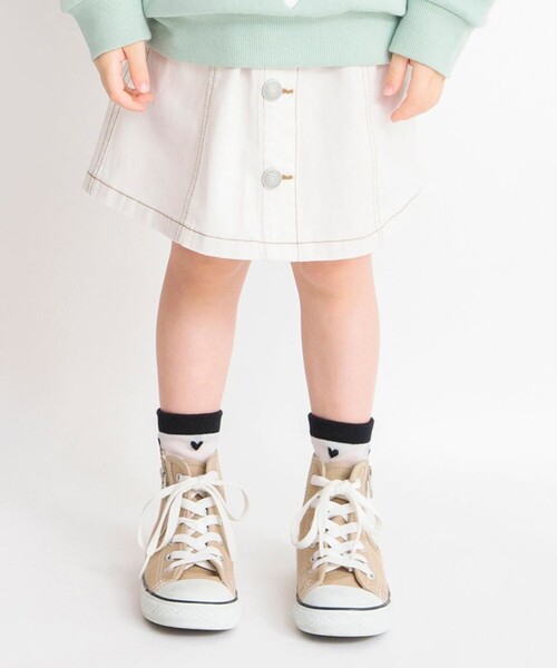 BRANSHES（ブランシェス）の「デニムスカート（デニムスカート・キッズ・オフホワイト/ブルー・110/100/90/150/120/130/140）」の14枚目の写真