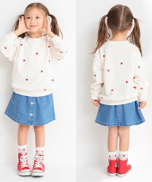 BRANSHES（ブランシェス）の「デニムスカート（デニムスカート・キッズ・オフホワイト/ブルー・110/100/90/150/120/130/140）」の20枚目の写真