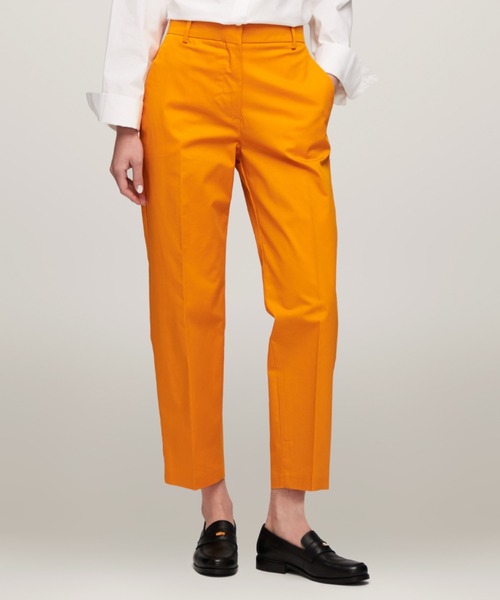TOMMY HILFIGER(トミーヒルフィガー)の「【ESSENTIALS】スリムストレートコットンチノパンツ(チノパンツ・レディース・オレンジ・32inch/36inch/34inch)」の11枚目の写真
