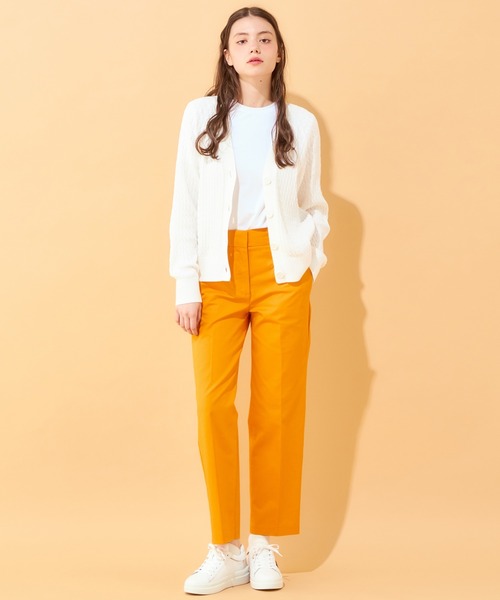 TOMMY HILFIGER(トミーヒルフィガー)の「【ESSENTIALS】スリムストレートコットンチノパンツ(チノパンツ・レディース・オレンジ・32inch/36inch/34inch)」の10枚目の写真