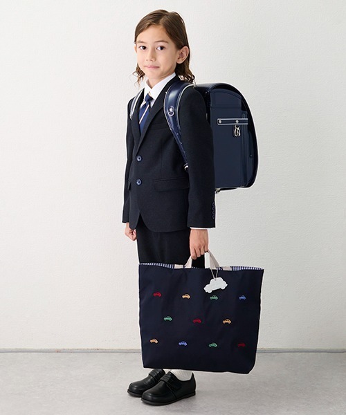 petit main（プティマイン）の「リバーシブルレッスンバッグ（その他小物・キッズ・ネイビー/ベージュ・FREE）」の14枚目の写真