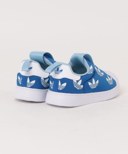 adidas（アディダス）の「ADIDAS アディダス 12-16 SST 360 I SST 360 IF3587 BLUE/CLEA/FTWR（スリッポン・キッズ・ブルー・12/13/14/15 /16）」の2枚目の写真