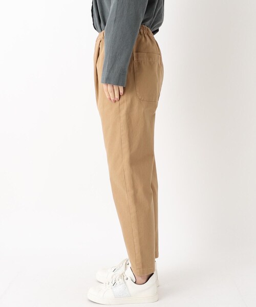 one'sterrace（ワンズテラス）の「コットンピーチ起毛 パンツ（その他パンツ・レディース・ブラック系8/ベージュ系8・02）」の4枚目の写真
