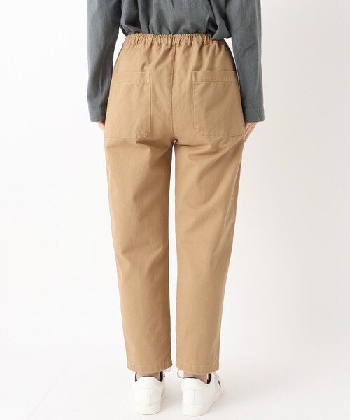 one'sterrace（ワンズテラス）の「コットンピーチ起毛 パンツ（その他パンツ・レディース・ブラック系8/ベージュ系8・02）」の5枚目の写真