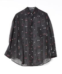 TICCA エンブロイダリー ブラウス 黒 WOMEN】TICCA フラワーエンブロイダリーシャツ – AMERICAN RAG CIE