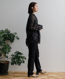 TICCA エンブロイダリー ブラウス 黒 WOMEN】TICCA フラワーエンブロイダリーシャツ – AMERICAN RAG CIE