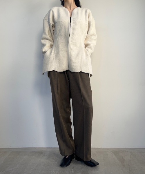 AMAIL（アマイル）の「Jaefun wide pants（その他パンツ・レディース・ブラック/グレー/ブラウン・S/M）」の4枚目の写真