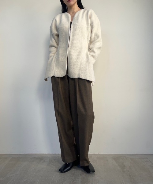 AMAIL（アマイル）の「Jaefun wide pants（その他パンツ・レディース・ブラック/グレー/ブラウン・S/M）」の6枚目の写真