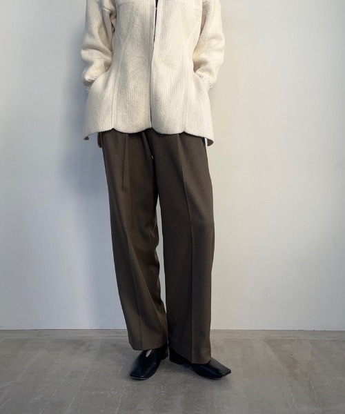 AMAIL（アマイル）の「Jaefun wide pants（その他パンツ・レディース・ブラック/グレー/ブラウン・S/M）」の5枚目の写真