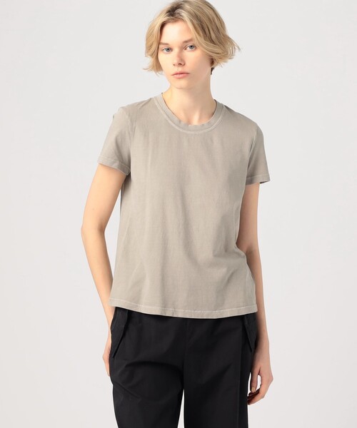 JAMES PERSE(ジェームスパース)の「ベーシック クルーネックTシャツ WLJ3114(Tシャツ/カットソー・レディース・ライトベージュ・0/1/2)」の3枚目の写真