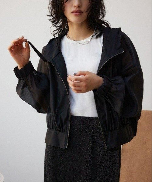 AZUL by moussy（アズールバイマウジー）の「シアーフーディー