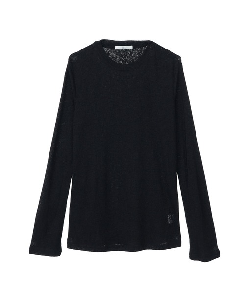 Ada.(エイダ)の「【紫外線・日焼け対策にも!】メランジ シアー ロングスリーブ カットソー(Tシャツ/カットソー・レディース・ブラック/グレー/ホワイト/グリーン/ブラウン/ライトブルー・M/L)」の7枚目の写真