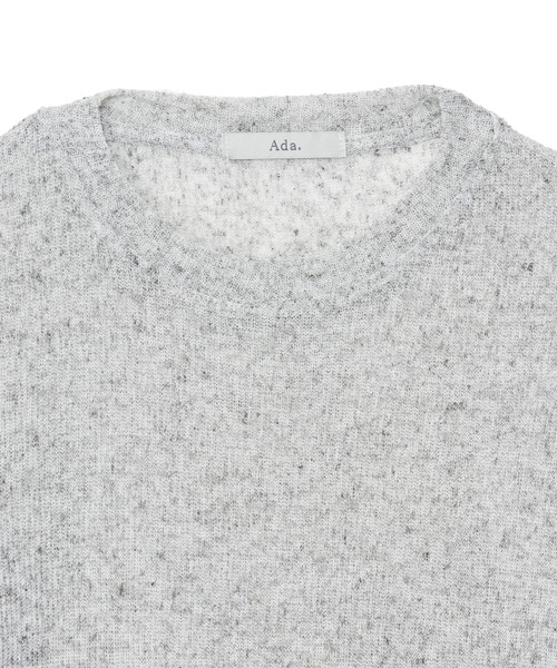 Ada.(エイダ)の「【紫外線・日焼け対策にも!】メランジ シアー ロングスリーブ カットソー(Tシャツ/カットソー・レディース・ブラック/グレー/ホワイト/グリーン/ブラウン/ライトブルー・M/L)」の12枚目の写真