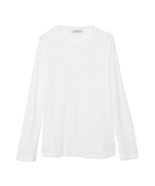 Ada.(エイダ)の「【紫外線・日焼け対策にも!】メランジ シアー ロングスリーブ カットソー(Tシャツ/カットソー・レディース・ブラック/グレー/ホワイト/グリーン/ブラウン/ライトブルー・M/L)」の8枚目の写真