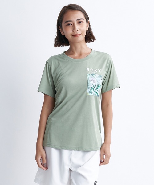 新品ROXY ロキシー ボタニカルラッシュガード/S 水陸OK速乾アウトドア 新品ROXY ロキシー ボタニカルラッシュガード/M 水陸OK速乾