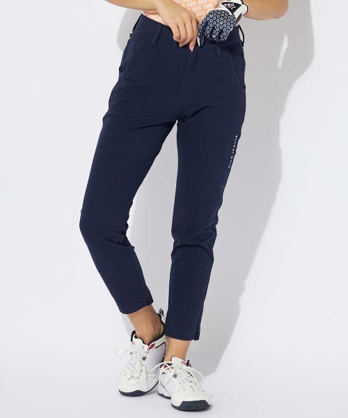FILA GOLF(フィラゴルフ )の「【FILA GOLF/フィラゴルフ】レディースストレッチクロップドパンツ ゴルフ 接触冷感(その他パンツ・レディース・ブラック/ベージュ/ネイビー・MEDIUM/LARGE/X-LARGE/SMALL)」の3枚目の写真