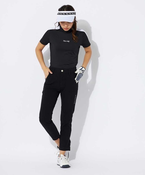 FILA GOLF(フィラゴルフ )の「【FILA GOLF/フィラゴルフ】レディースストレッチクロップドパンツ ゴルフ 接触冷感(その他パンツ・レディース・ブラック/ベージュ/ネイビー・MEDIUM/LARGE/X-LARGE/SMALL)」の4枚目の写真