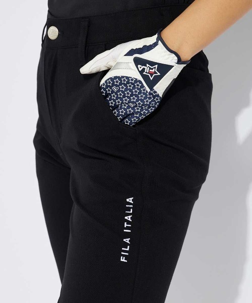 FILA GOLF(フィラゴルフ )の「【FILA GOLF/フィラゴルフ】レディースストレッチクロップドパンツ ゴルフ 接触冷感(その他パンツ・レディース・ブラック/ベージュ/ネイビー・MEDIUM/LARGE/X-LARGE/SMALL)」の11枚目の写真
