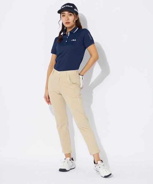 FILA GOLF(フィラゴルフ )の「【FILA GOLF/フィラゴルフ】レディースストレッチクロップドパンツ ゴルフ 接触冷感(その他パンツ・レディース・ブラック/ベージュ/ネイビー・MEDIUM/LARGE/X-LARGE/SMALL)」の14枚目の写真