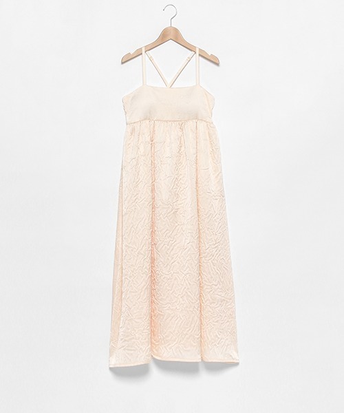 petit main LIEN（プティマインリアン）の「【LADIES】キャミワンピース（ワンピース・レディース・オフホワイト/ブラック/ベージュ・FREE）」の7枚目の写真