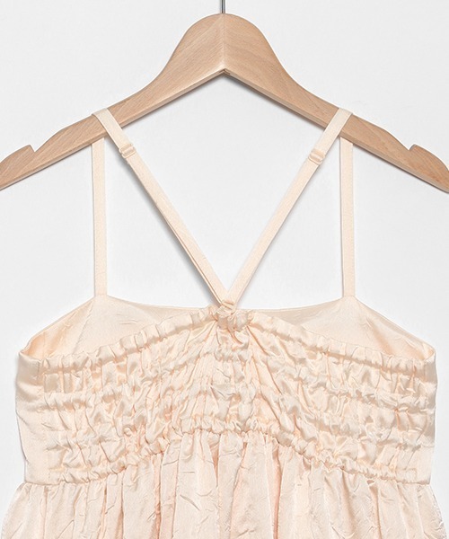 petit main LIEN（プティマインリアン）の「【LADIES】キャミワンピース（ワンピース・レディース・オフホワイト/ブラック/ベージュ・FREE）」の11枚目の写真