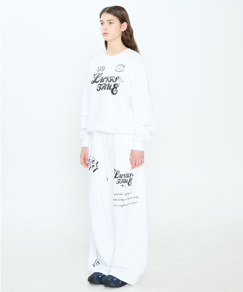パンツ LUVISTRUE BASIC SWEAT PANTS(WHITE) LUVISTRUE（ラヴイズトゥルー）の「BASIC SWEAT PANTS