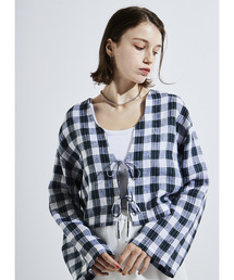 前後2WAYリボンブラウス