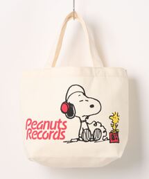 【 PEANUTS 】 スヌーピー マチ付きバッグ 24S4