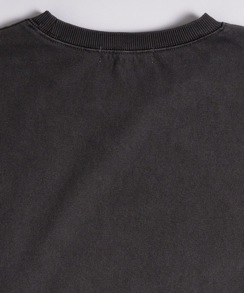 MUHET（ミュエータ）の「トモジロゴピグメントTシャツ（Tシャツ/カットソー・レディース・チャコールグレー/イエロー系その他/ネイビー・MEDIUM/X-LARGE）」の6枚目の写真