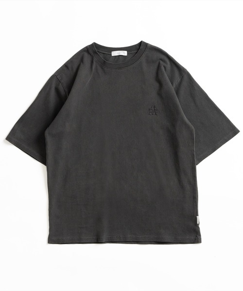 MUHET（ミュエータ）の「トモジロゴピグメントTシャツ（Tシャツ/カットソー・レディース・チャコールグレー/イエロー系その他/ネイビー・MEDIUM/X-LARGE）」の19枚目の写真