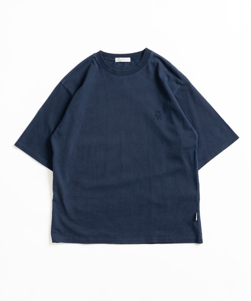 MUHET（ミュエータ）の「トモジロゴピグメントTシャツ（Tシャツ/カットソー・レディース・チャコールグレー/イエロー系その他/ネイビー・MEDIUM/X-LARGE）」の22枚目の写真