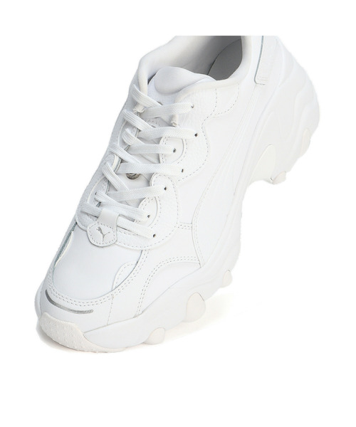 PUMA(プーマ)の「PUMA プーマ ウィメンズ パルサー ウェッジ バッジ スニーカー(スニーカー・レディース・ホワイト・22.0cm/22.5cm/24.5cm/25.0cm/25.5cm/23.0cm/23.5cm/24.0cm)」の11枚目の写真